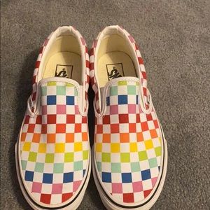 Colored Checkered Vans